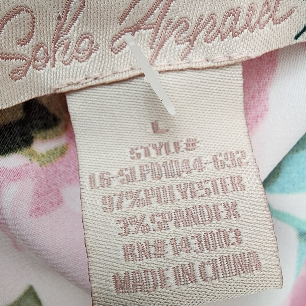 Soho Apparel Pink Floral Robe - Picture 2 of 5